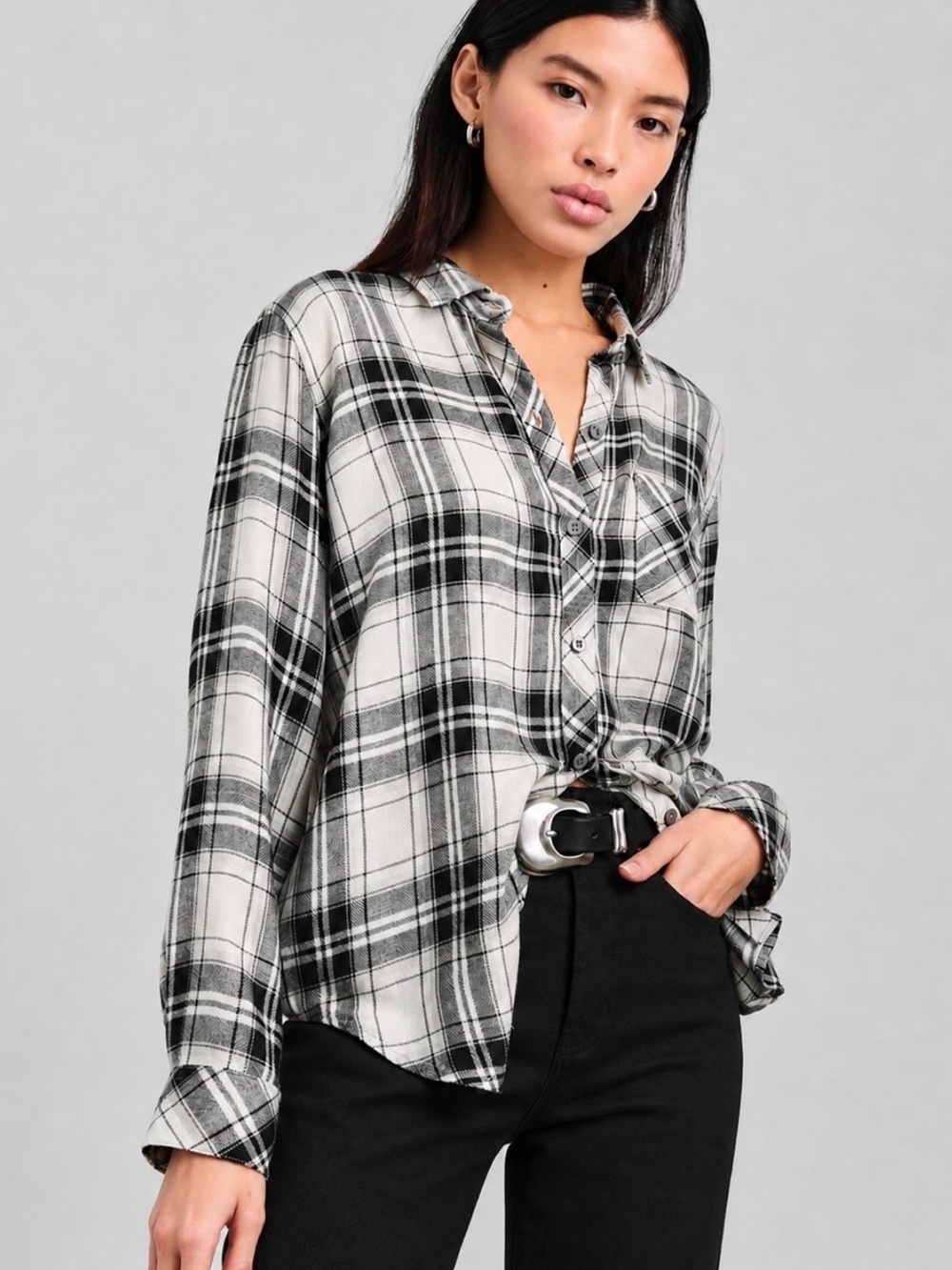 RAILS Hunter Plaid Flannel Button Down Shirt Size M